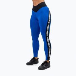 Legginsy NEBBIA Iconic. Niebieskie legginsy damskie Nebbia, bez wzorów. Za 209.99 zł.