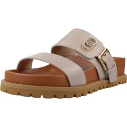 Sandały LIU-JO SA6109 P0102 Brązowy. Brązowe sandały damskie Liu Jo, bez wzorów, ze skóry, bez obcasa, bez zapięcia. Za 403.99 zł.
