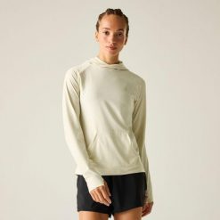 Bluza damska z kapturem Dare 2B Sprint City. Żółte bluzy damskie Dare 2b, bez wzorów, z elastanu, z kapturem. Za 109.99 zł.