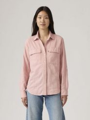 Levi's Koszula w kolorze jasnoróżowym rozmiar: M. Różowe koszule damskie Levi's, m, bez wzorów, bez kołnierzyka, bez ramiączek. Za 140.20 zł.
