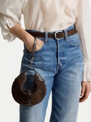 Polo Ralph Lauren Torebka 428978027002 Brązowy. Brązowe torebki klasyczne damskie Polo Ralph Lauren, ze skóry, bez dodatków. Za 2,199.00 zł.
