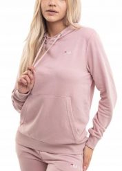 Bluza damska Fila Lierna. Czerwone bluzy damskie Fila, xl, bez wzorów, z bawełny, z kapturem. Za 195.99 zł.