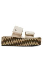 Blauer Espadryle S4OPAL02/RAF Écru. Espadryle damskie Blauer, bez wzorów, ze skóry, bez obcasa. Za 249.99 zł.