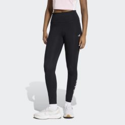 Second Life - Legginsy fitness damskie ADIDAS - Stan Doskonały. Czarne legginsy damskie Adidas, m, bez wzorów, z bawełny. Za 84.99 zł.