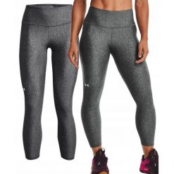 Legginsy sportowe dla kobiet Under Armour HG Armour Hirse 7/8 NS. Szare legginsy sportowe damskie Under Armour, xs, bez wzorów. Za 99.99 zł.