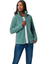 Heine Kurtka polarowa w kolorze turkusowym rozmiar: 42. Niebieskie kurtki damskie Heine, bez wzorów, z polaru, bez kaptura. Za 91.56 zł.