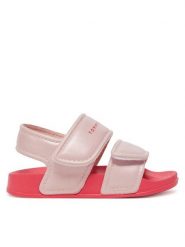 Tommy Hilfiger Sandały T1A2-33811-1829 M Kolorowy. Sandały dziewczęce Tommy Hilfiger, ze skóry, bez obcasa, bez zapięcia. Za 129.99 zł.