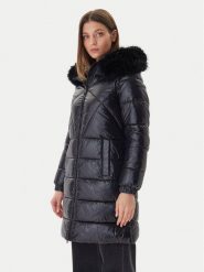 Geox Kurtka zimowa Backsie W5628H T3121 F9000 Czarny Regular Fit. Czarne kurtki damskie Geox, na zimę, bez wzorów, z syntetyku, bez kaptura. Za 1,349.00 zł.