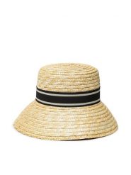 Jenny Fairy Kapelusz 4W3-003-SS23 Beżowy. Brązowe kapelusze damskie Jenny Fairy, bez wzorów. Za 53.99 zł.