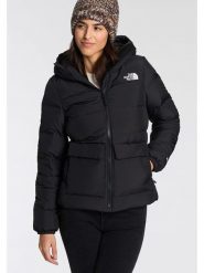 The North Face Kurtka pikowana w kolorze czarnym rozmiar: L. Czarne kurtki damskie The North Face, l, bez wzorów, z materiału, bez kaptura. Za 834.60 zł.