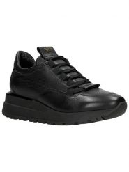 Wojas Skórzane sneakersy w kolorze czarnym rozmiar: 39. Czarne obuwie sportowe damskie Wojas, bez zapięcia. Za 306.73 zł.