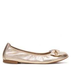 Baleriny Caprice. Żółte balerinki damskie Caprice, bez wzorów. Za 319.99 zł.