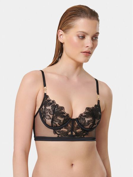 Bluebella Biustonosz z fiszbiną Olympia 42265 Czarny. Czarne biustonosze BlueBella, bez wzorów, z syntetyku. Za 199.99 zł.