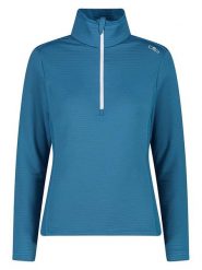 CMP Bluza polarowa w kolorze niebieskim rozmiar: 38. Niebieskie bluzy damskie CMP, bez wzorów, z materiału, bez kaptura. Za 146.45 zł.