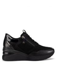Lasocki Sneakersy WI23-DURGA-04 Czarny. Czarne obuwie sportowe damskie Lasocki, ze skóry, bez zapięcia. Za 249.99 zł.