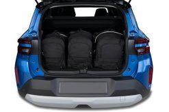 Torby Do Bagażnika Opel Frontera Hev 2024+ 3Szt Kjust. Czarne torby podróżne KJUST, bez wzorów, z kauczuku. Za 1,111.00 zł.