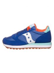 Saucony Sneakersy "Jazz" w kolorze niebieskim rozmiar: 37,5. Niebieskie obuwie sportowe damskie Saucony, z materiału, bez zapięcia. Za 218.95 zł.