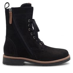 Trapery Lasocki. Czarne trapery damskie Lasocki, bez zapięcia. Za 249.99 zł.