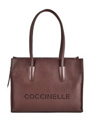 Coccinelle Torebka UAK Coccinellemyrtha26 E1 UAK 11 02 01 Bordowy. Czerwone shopper bag Coccinelle, ze skóry, bez dodatków. Za 1,449.00 zł.