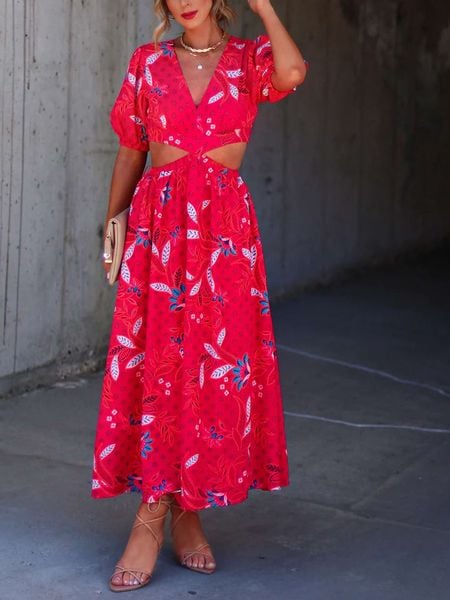 LA Angels Sukienka w kolorze czerwonym rozmiar: M. Czerwone sukienki damskie LA Angels, bez wzorów, bez ramiączek. Za 154.07 zł.