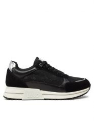 Liu Jo Sneakersy Johanna 01 BF4027 PX523 Czarny. Czarne obuwie sportowe damskie Liu Jo, ze skóry, bez zapięcia. Za 499.99 zł.
