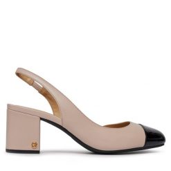 Czółenka MICHAEL Michael Kors. Czerwone czółenka damskie MICHAEL Michael Kors, bez wzorów, bez obcasa. Za 569.99 zł.