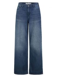 Sublevel Dżinsy - Comfort fit - w kolorze granatowym rozmiar: M. Niebieskie jeansy damskie Sublevel, z podwyższonym stanem. Za 126.99 zł.