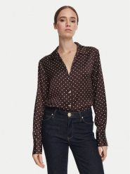 Guess Koszula W6YH23 W2946 Brązowy Regular Fit. Brązowe koszule damskie Guess, xl, z aplikacjami, z syntetyku, bez kołnierzyka, bez ramiączek. Za 344.99 zł.