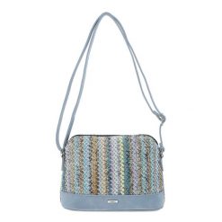 Niebieska Torebka Rieker Stylowa Listonoszka Damska. Niebieskie listonoszki damskie Rieker, bez wzorów, ze skóry ekologicznej, na ramię, bez dodatków. Za 209.00 zł.