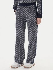 Guess Spodnie dresowe V6RB09 K2042 Granatowy Wide Leg. Niebieskie spodnie dresowe damskie Guess, s, z aplikacjami, z dresówki. Za 479.99 zł.