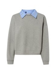 Liu Jo Collection Bluza Kobiety szary, L. Szare bluzy damskie Liu Jo Collection, l, bez wzorów, z bawełny, bez kaptura. Za 429.95 zł.