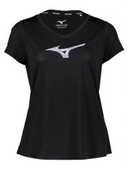 Mizuno Koszulka sportowa "Core" w kolorze czarnym rozmiar: S. Czarne koszulki sportowe damskie Mizuno, s, bez wzorów, z materiału, bez ramiączek, outdoorowe. Za 57.06 zł.
