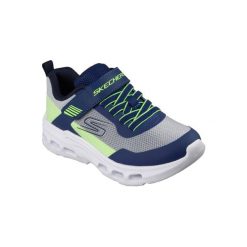 Buty SKECHERS GLIDE STEP DRIFT Niebieski. Niebieskie obuwie trekkingowe damskie Skechers, z syntetyku, bez zapięcia. Za 243.99 zł.