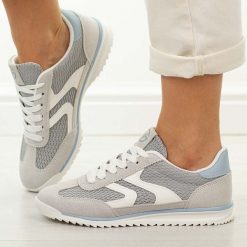 Szare sportowe półbuty damskie Vinceza 11675. Szare obuwie sportowe casual damskie VINCEZA, z dresówki. Za 149.00 zł.