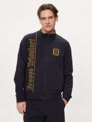 Aeronautica Militare Bluza 241FE1872F497 Granatowy Regular Fit. Niebieskie bluzy damskie Aeronautica Militare, m, bez wzorów, z bawełny, bez kaptura. Za 629.99 zł.
