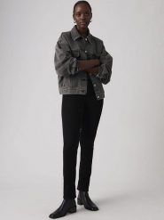 Levi's Dżinsy "712" - Slim fit - w kolorze czarnym rozmiar: W30/L32. Czarne jeansy damskie Levi's. Za 212.30 zł.