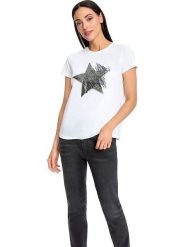 Heine Koszulka w kolorze białym rozmiar: 50. Białe koszulki damskie Heine, bez wzorów, bez kołnierzyka, bez ramiączek. Za 52.42 zł.