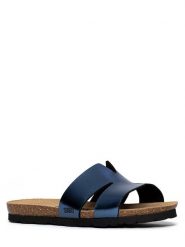 Sunbay Klapki w kolorze niebieskim rozmiar: 36. Niebieskie klapki damskie Sunbay, bez wzorów, z otwartym noskiem, bez obcasa, bez zapięcia. Za 139.95 zł.