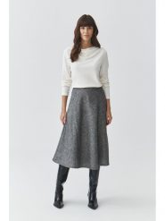 TATUUM Spódnica "Lubko" w kolorze szarym rozmiar: 36. Szare spódnice damskie TATUUM, na co dzień, bez wzorów, midi. Za 170.07 zł.