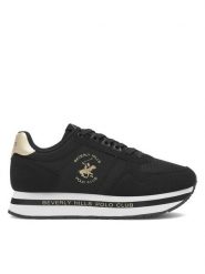 Beverly Hills Polo Club Sneakersy BHPC042W Czarny. Czarne obuwie sportowe damskie Beverly Hills Polo Club, z materiału, bez zapięcia. Za 199.99 zł.