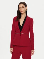 Rinascimento Marynarka CFC0121908003 Czerwony Regular Fit. Czerwone marynarki i żakiety damskie Rinascimento, s, bez wzorów, z syntetyku. Za 399.99 zł.