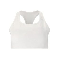 Biustonosz dla kobiet Athlecia Myolie. Białe biustonosze sportowe damskie Athlecia, bez wzorów, z elastanu. Za 151.00 zł.