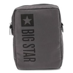 Torba damska Big Star, o minimalistycznym miejskim designie wykonana z lekkiego materiału tekstylnego, szara, JJ574053. Szare torebki klasyczne damskie Big Star Accessories, duże, bez dodatków. Za 99.00 zł.