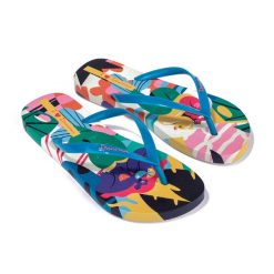 Japonki damskie Ipanema Graffiti III. Czerwone klapki damskie Ipanema, bez wzorów, bez obcasa, bez zapięcia. Za 79.99 zł.