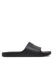 Tommy Jeans Klapki Tjw Printed Pu Pool Slide EN0EN02693 Czarny. Czarne klapki damskie Tommy Jeans, bez wzorów, z jeansu, bez obcasa, bez zapięcia. Za 119.99 zł.