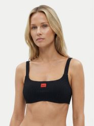 HUGO Góra od bikini 50555695 Czarny. Czarne bikini Hugo, bez wzorów, z syntetyku. Za 259.99 zł.