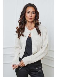 So Cachemire Kardigan "Fakis" w kolorze beżowym rozmiar: M. Brązowe kardigany damskie So Cachemire, m, bez wzorów, z wełny. Za 131.12 zł.