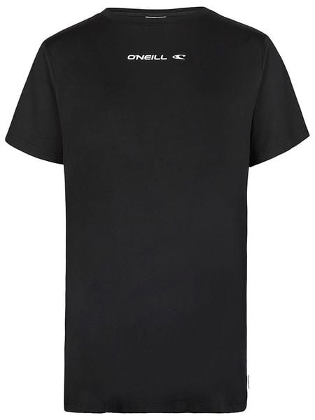 O'Neill Koszulka "Rutile" w kolorze czarnym rozmiar: S. Czarne bluzki damskie O'Neill, s, bez wzorów, z bawełny, bez kołnierzyka, bez ramiączek. Za 43.68 zł.