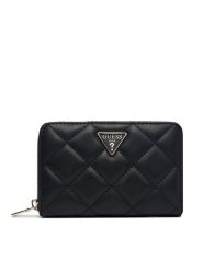 Guess Portfel Juliet Slg SWQG24 56140 Czarny. Czarne portfele damskie Guess, z aplikacjami, ze skóry. Za 264.99 zł.