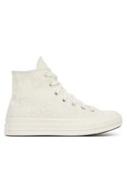 Converse Trampki Chuck 70 A17629C Écru. Białe trampki damskie Converse, bez wzorów, z materiału, bez zapięcia. Za 469.99 zł.
